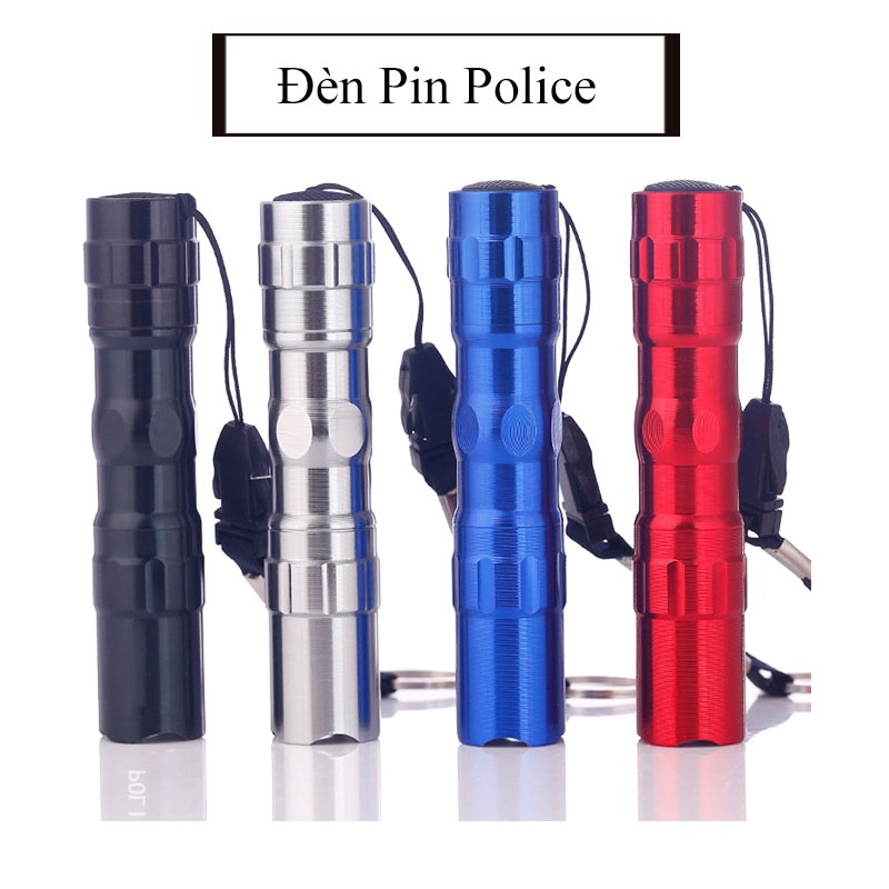 Đèn Pin Mini Cầm Tay Siêu Sáng Loại Đèn Nhỏ 3W Police Dùng Pin AA