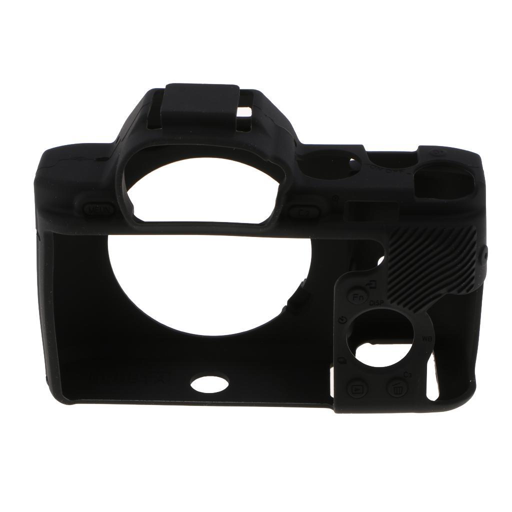 For A7 A7S Camera Silicone Case Cover Protective Black