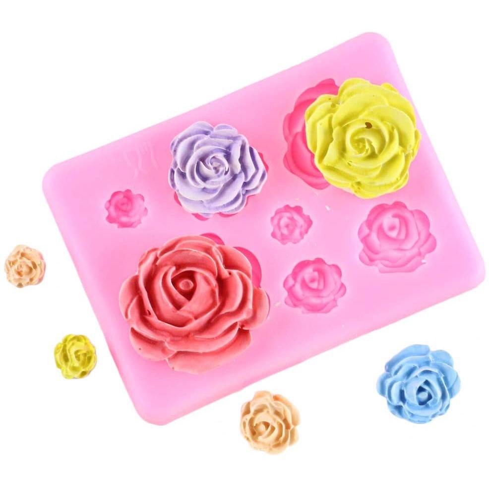 Khuôn làm bánh ANAEAT bằng silicon 3D an toàn tiện dụng cho nhà bếp 6.5 x 8.5cm