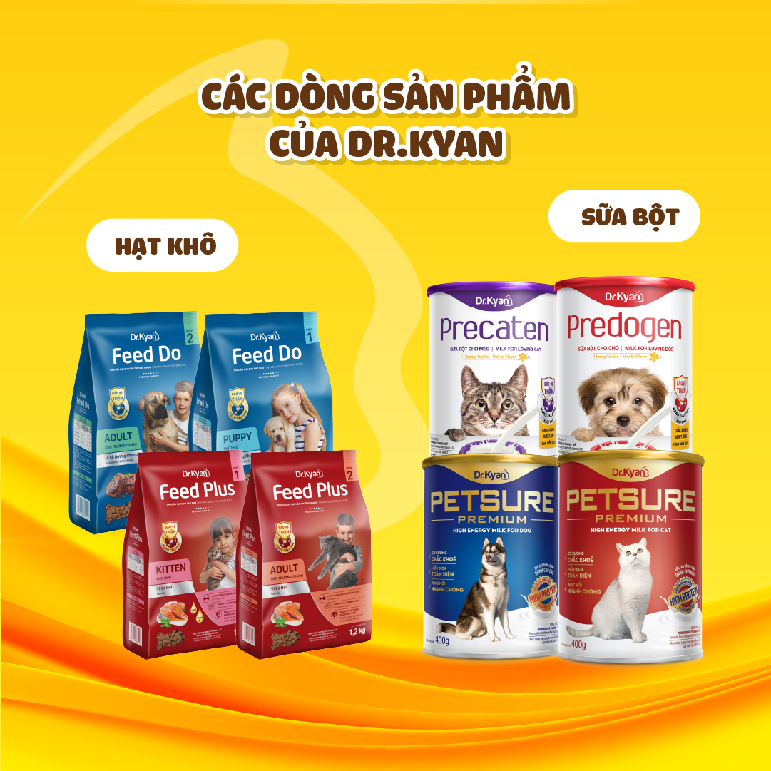 Sữa bột Dr Kyan Precaten cho mèo hộp 110g