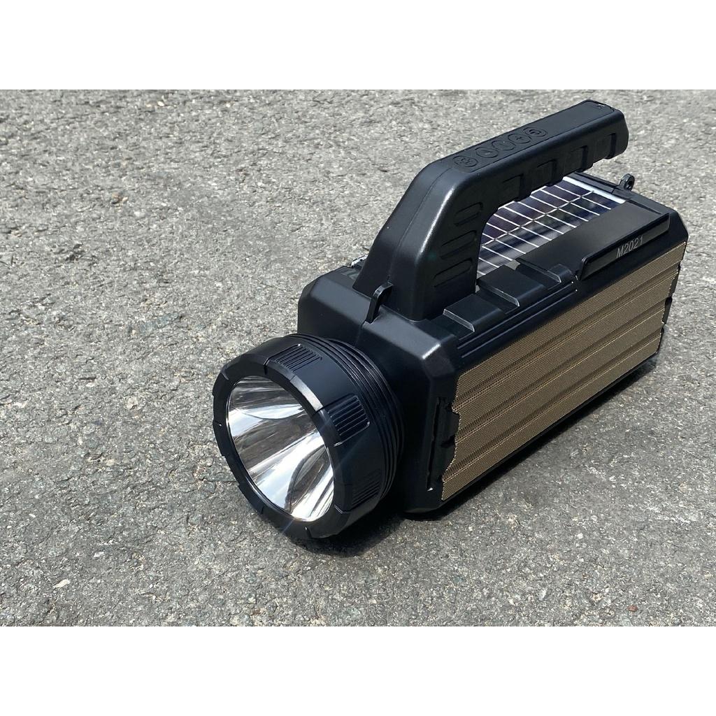 Loa Bluetooth M2021 nghe nhạc kết hợp đèn pin siêu sáng - Thiết kế hiện đại, bass trầm ấm - Đầy đủ kết nối Bluetooth