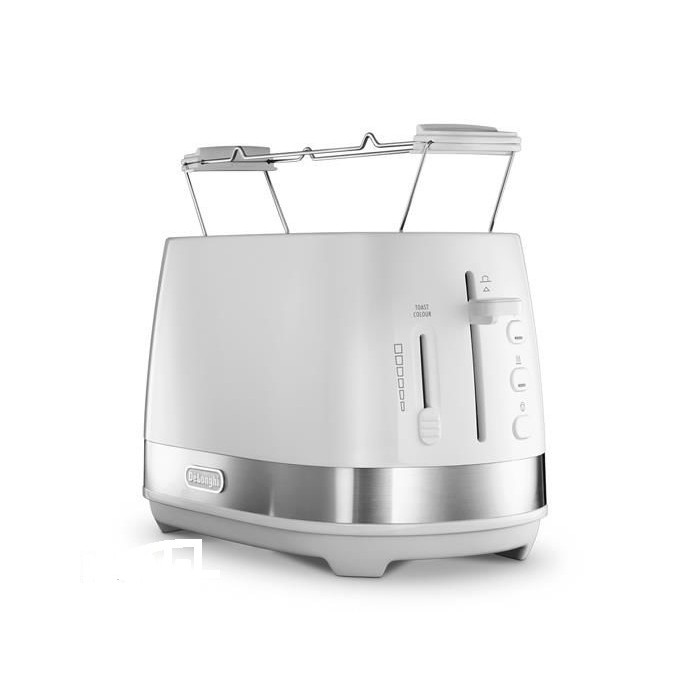 Máy Nướng Bánh Mì Delonghi CTLA2103.W (800W) - Trắng - Hàng chính hãng