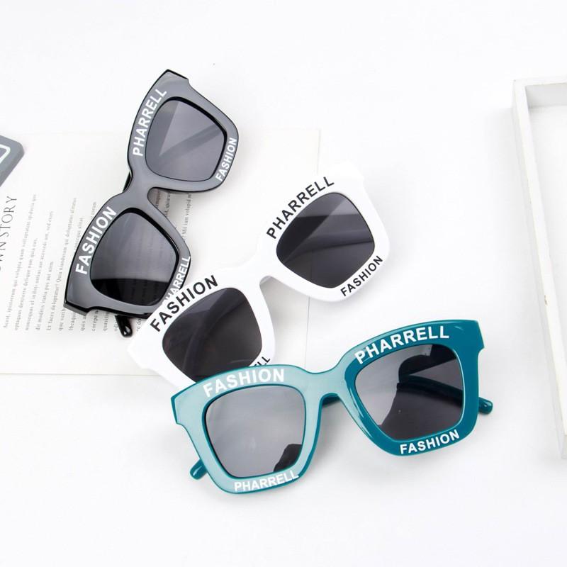 Kính unisex bé trai bé gái gọng phối chữ nhiều màu PK0026B