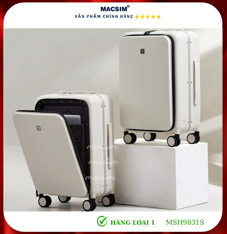 Vali cao cấp Macsim Hanke MSH9831S 20inches