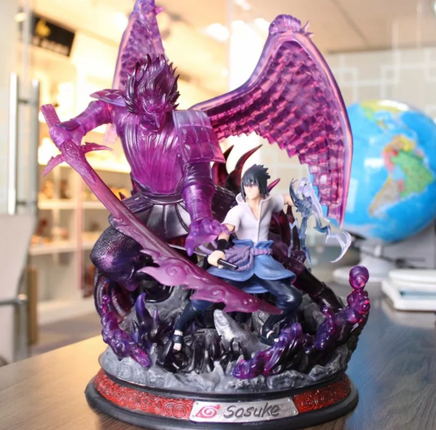 Mô hình Figure Naruto Uchiha Susano Sasuke cánh Led 32cm