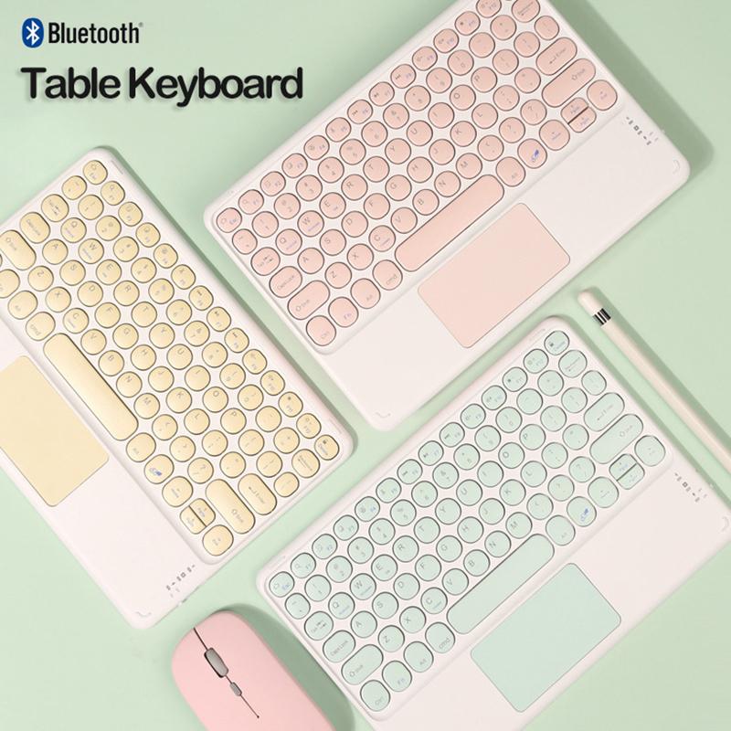 10'' Bluetooth Keyboard with touchpad Tablet PC Laptop Phone Wireless Keyboard for iPad Pro 11 Air 4 3 2 1 for Huawei/Xiaomi