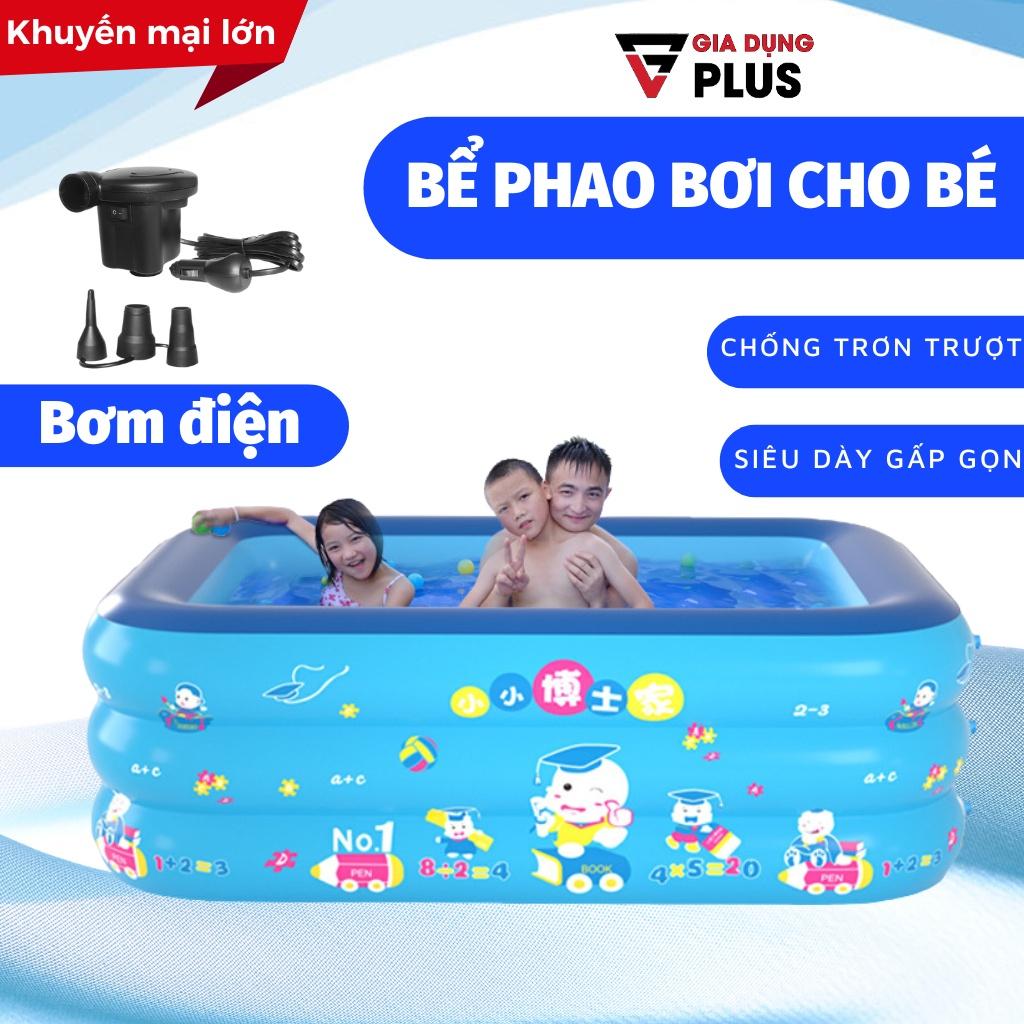 Phao bơi cho bé, bể bơi phao cho cho bé tắm nhiều tầng chống trơn trượt cực an toàn 3 tầng chất liệu phao cao cấp