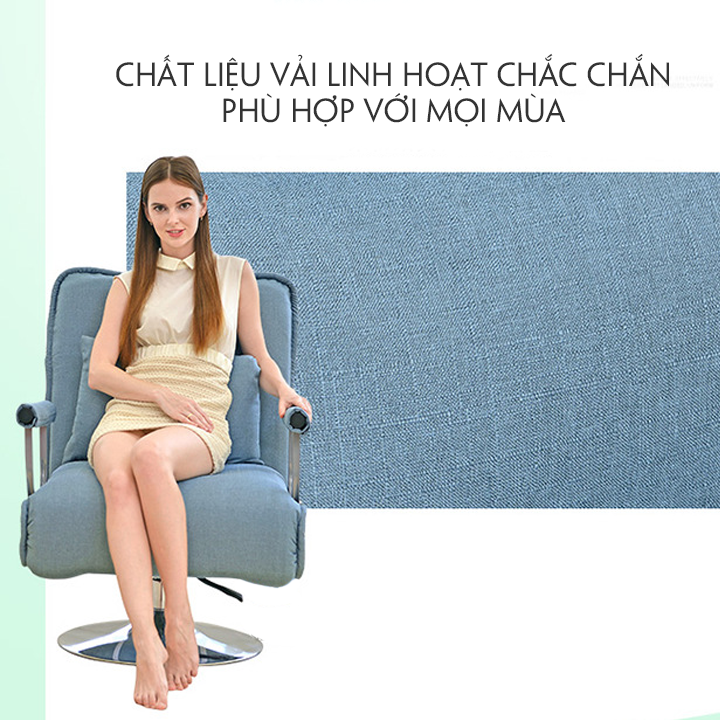 Ghế sofa giường, Ghế sofa mini phòng làm việc xoay 360 độ