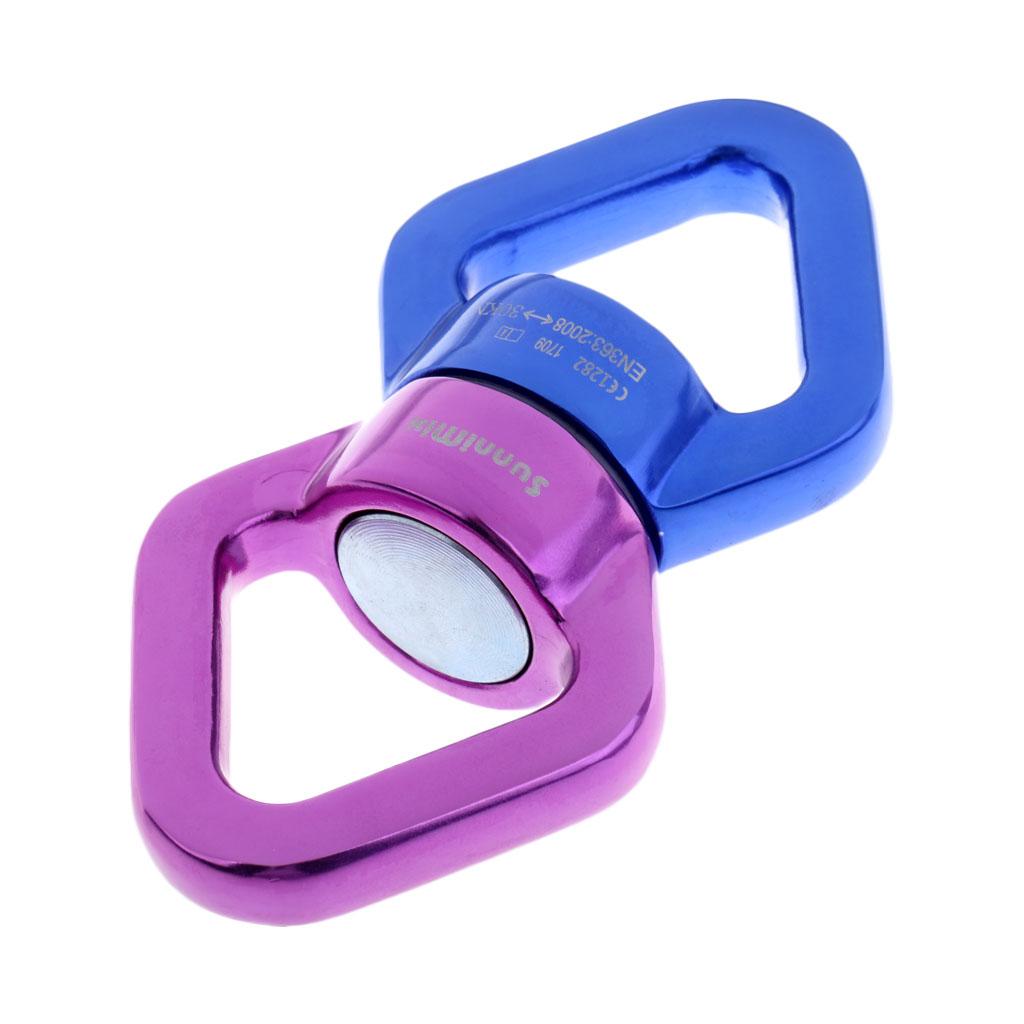 30KN Rope Swivel Connector Spinner for Rock Climbing/Swing Set/Aerial Dance