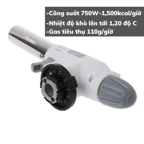 Khò gas mini đa năng tiện lợi đầu khò thép không gỉ chỉnh nhiệt lên tới 1400 độ C cho nấu ăn pha chế bảo hành 1 đổi 1