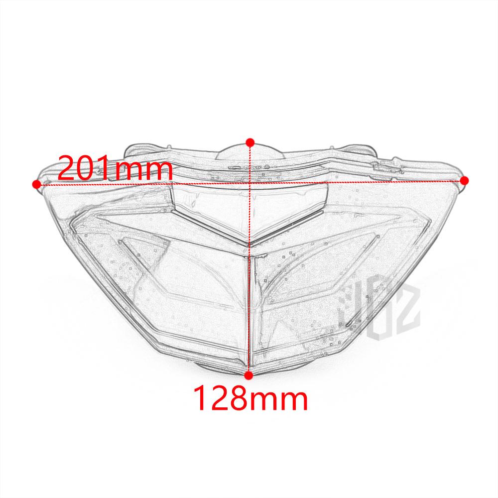 Đèn Led Xi Nhan Gắn Đuôi Xe Mô Tô Kawasaki Ninja 250 300 2013