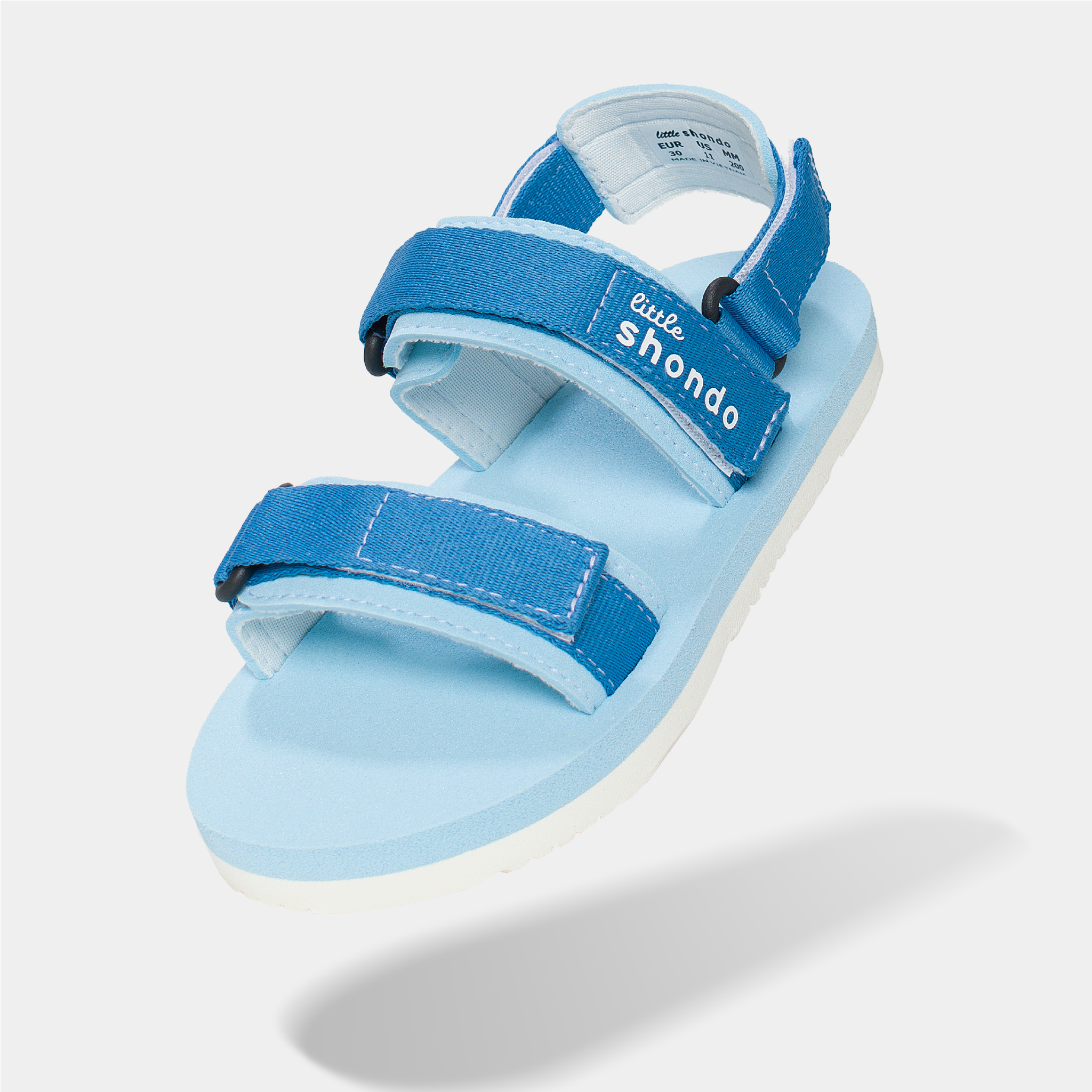 Giày Trẻ Em Shondo Sandals Little Trắng Xanh Đậm LIT3434