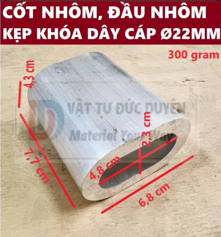 Cốt đầu nhôm khóa cáp