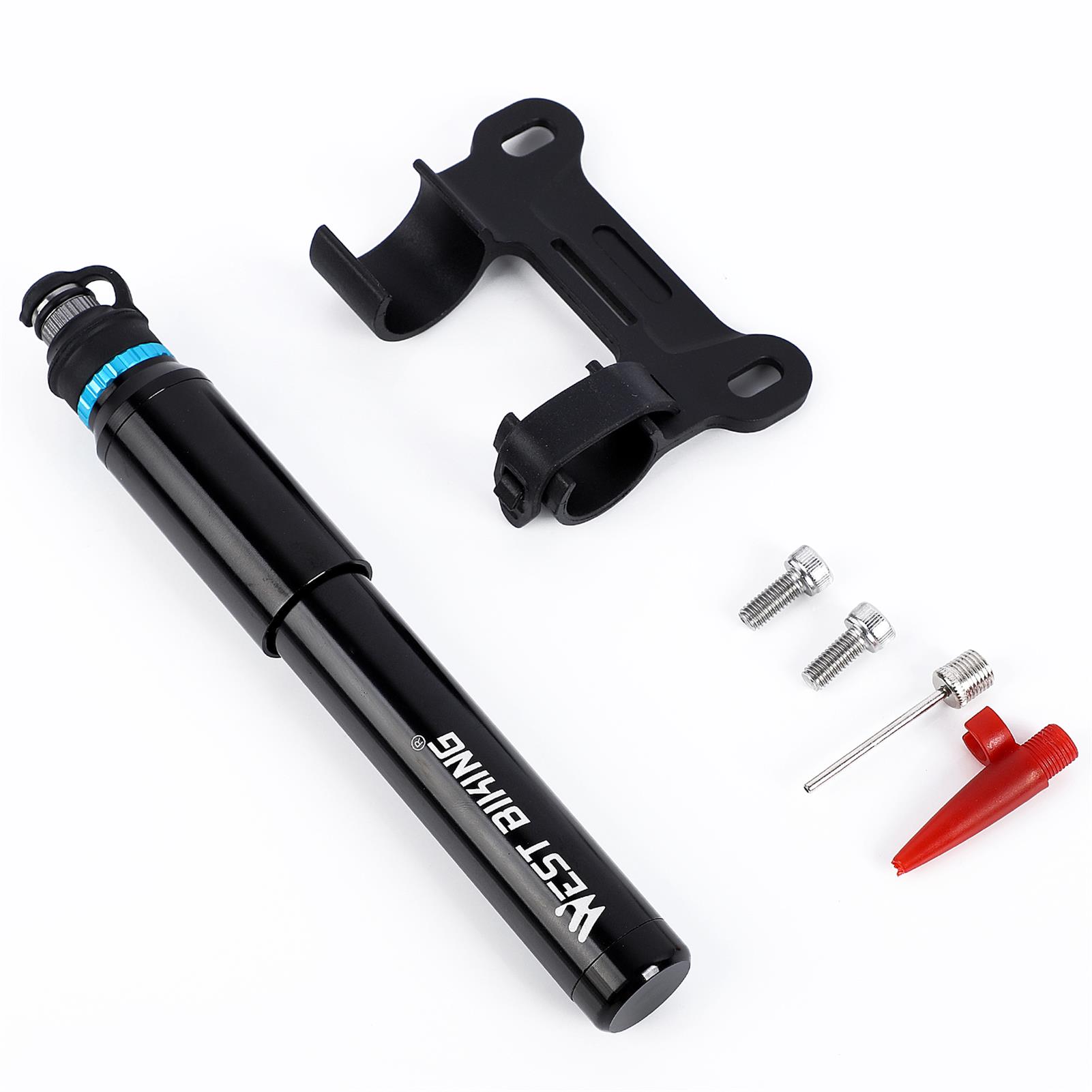 Ống Bơm Hơi Xe Đạp Mini 150PSI Áp Suất Cao Cho Van Presta Và Schrader