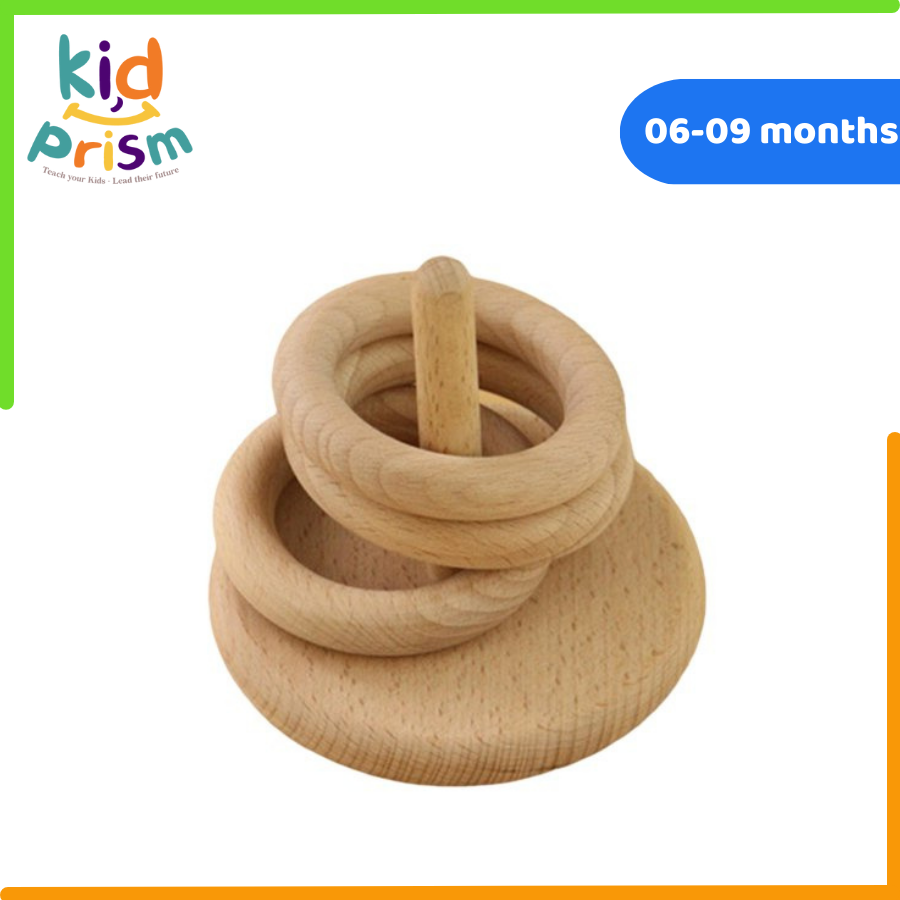 Bộ đồ chơi thả vòng gỗ an toàn giúp bé phát triển trí tuệ, thông minh (Đồ chơi giáo dục)
