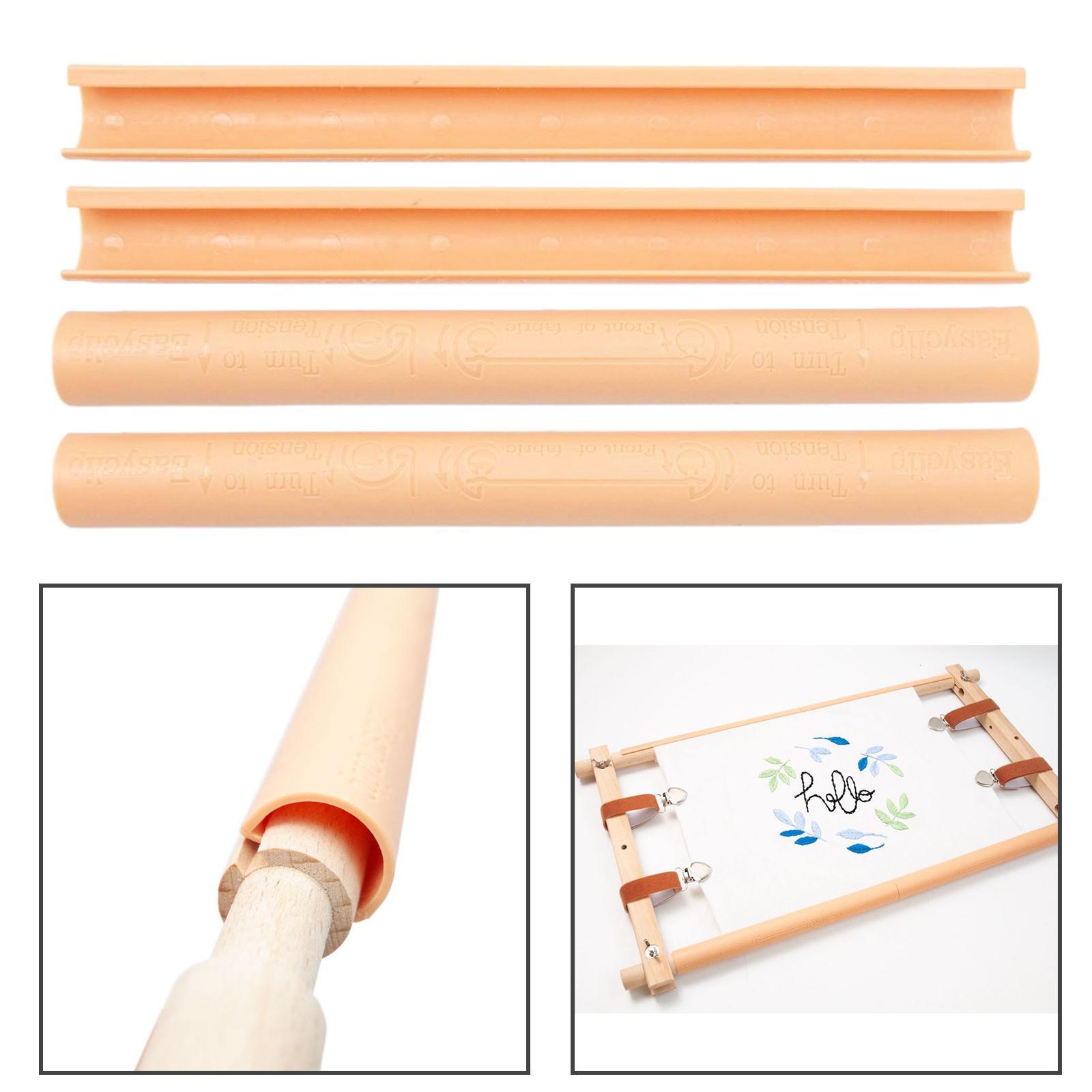 Cross Stitch Embroidery Frame Handmade DIY Quilting Needlework Embroidery Tapestry Scroll Holder  Pieces for Cross Stitch Supplies