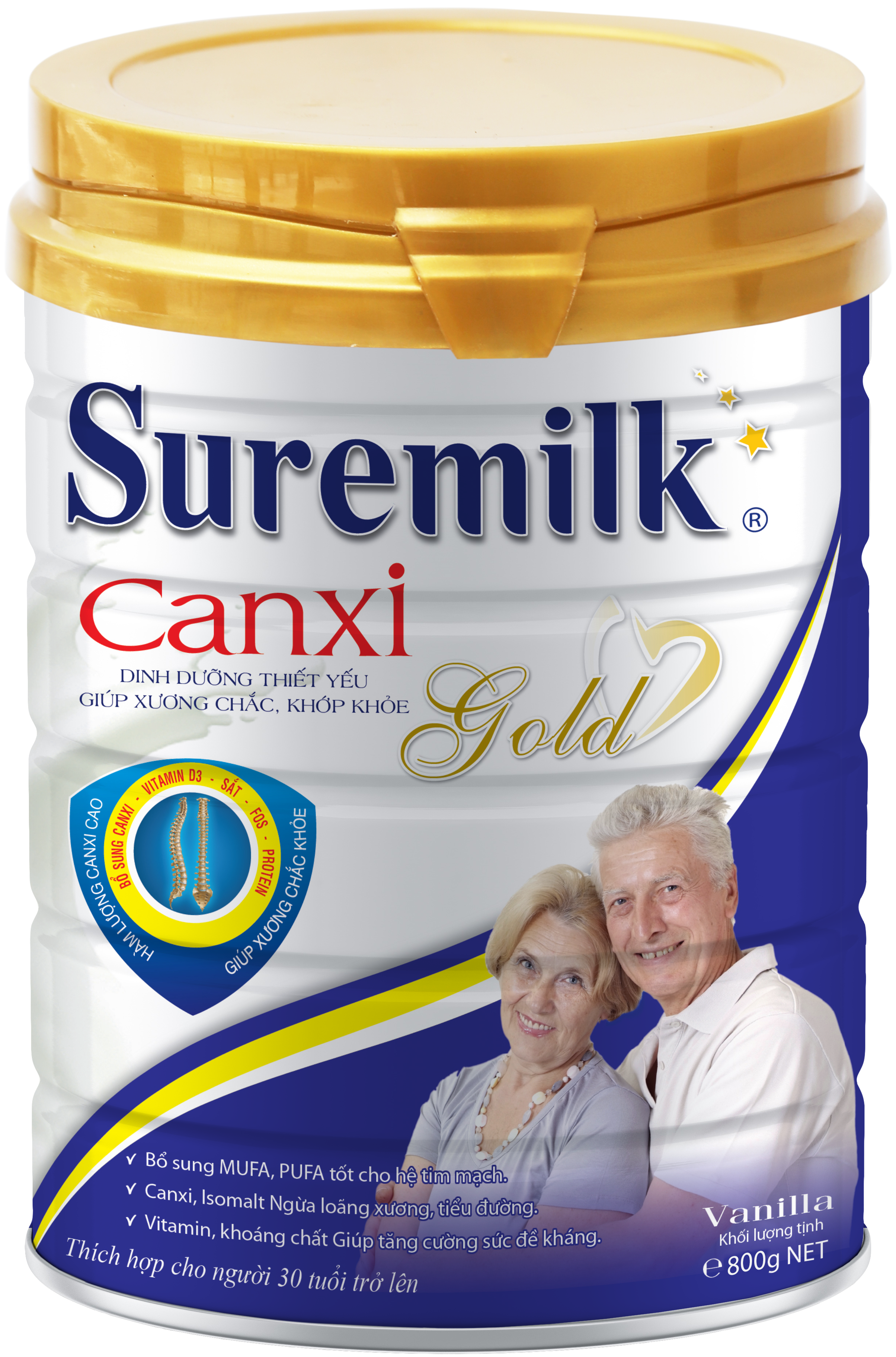 Sữa bột Suremilk Canxi Gold 800g