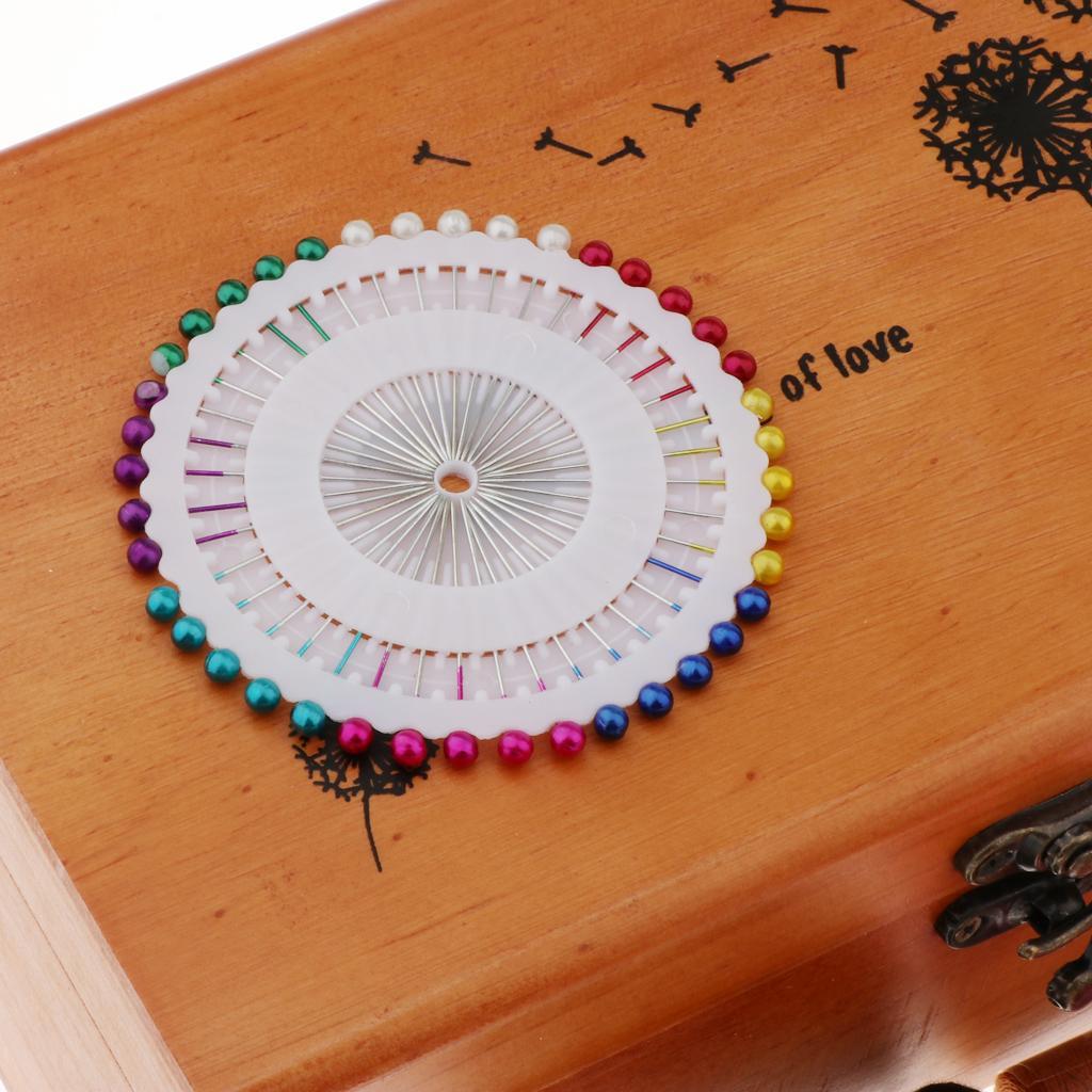 Professional Sewing Kit with Wooden Storage Box for Home Sewing Supplies