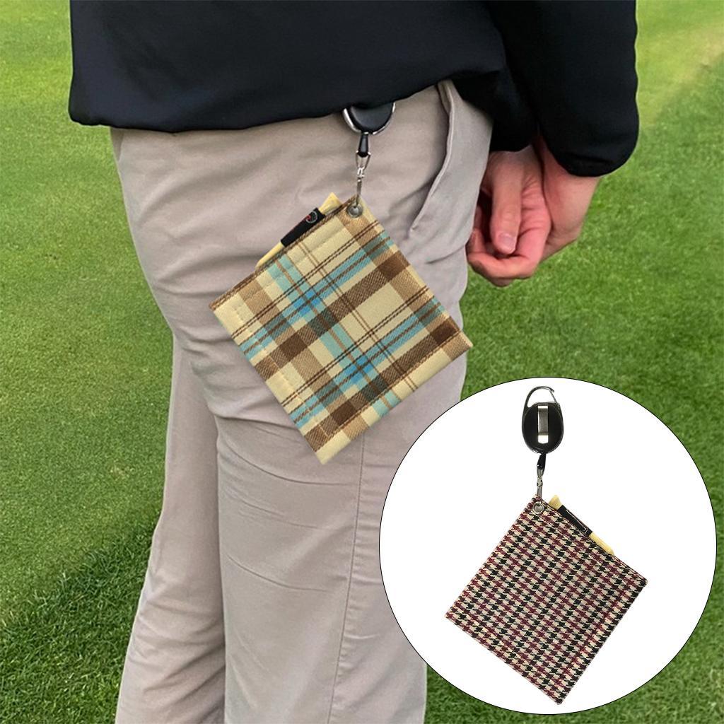 Polyester Golf Ball Club Head Cleaning Towel Cleaner Hand Towel Red