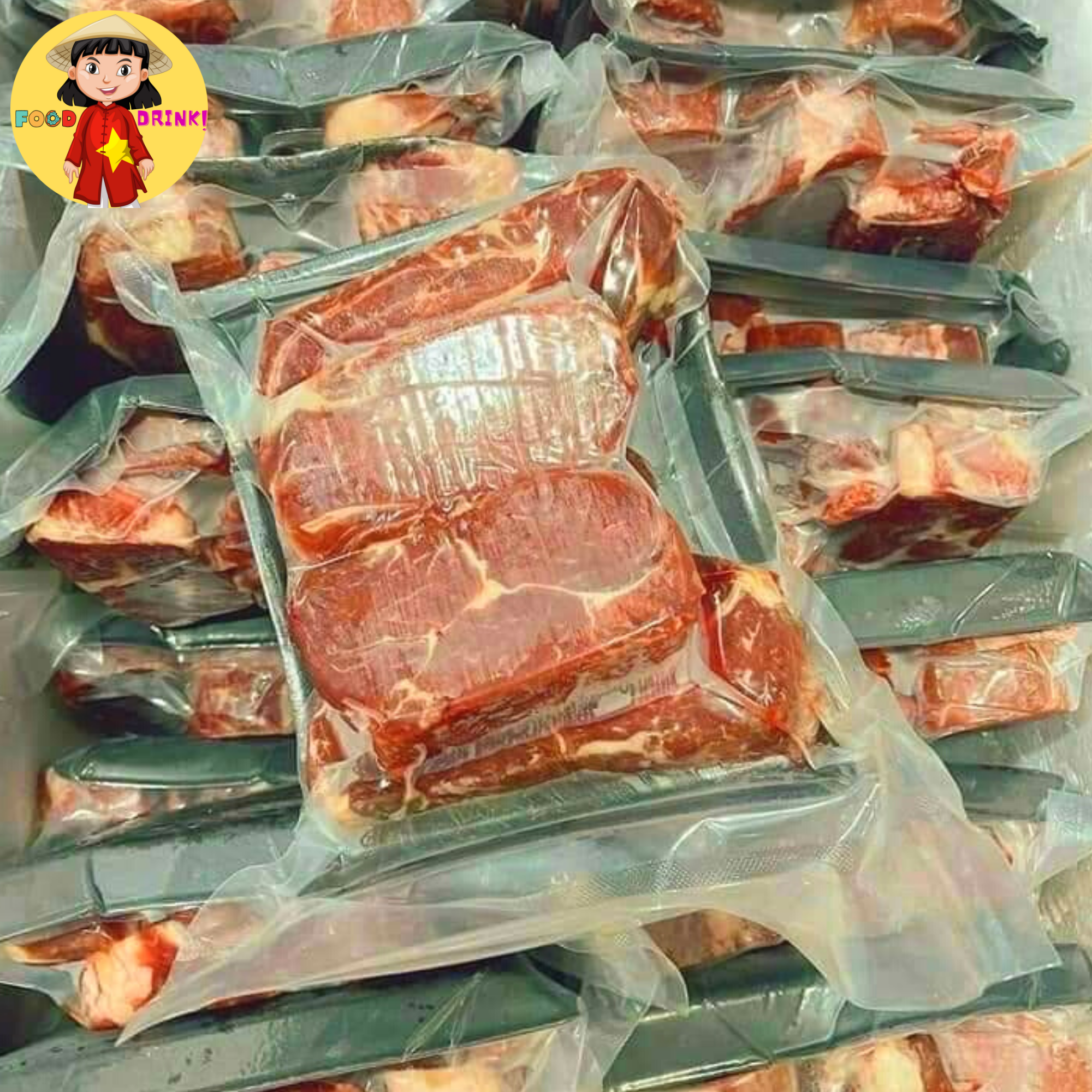 [Chỉ giao HCM] – Lõi Nạc Vai Bò Mỹ Beefsteak – 1kg