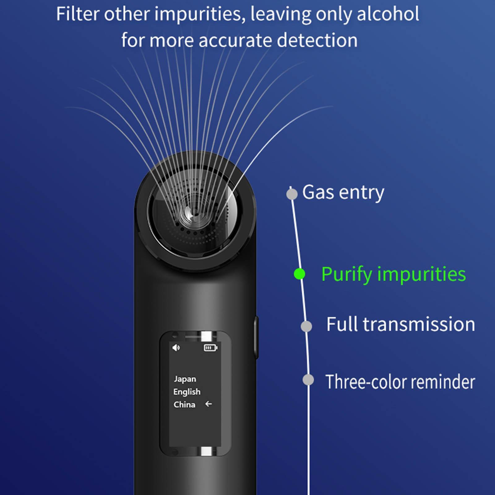 Professional Digital Breathalyzer Detector Tool for Police Home Use