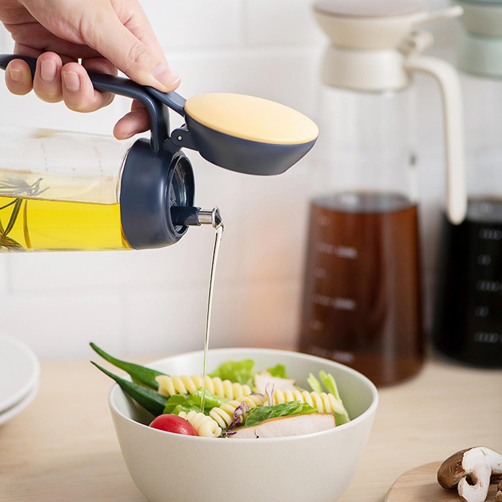 Olive Oil Dispenser Bottle 600ml Oil Vinegar Dispensers for Sauce Home