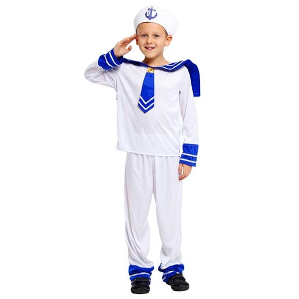 Bộ Trang Phục Thủy Thủ Hóa Trang Halloween Bé Trai - Size M - Nuan Nuan B0119