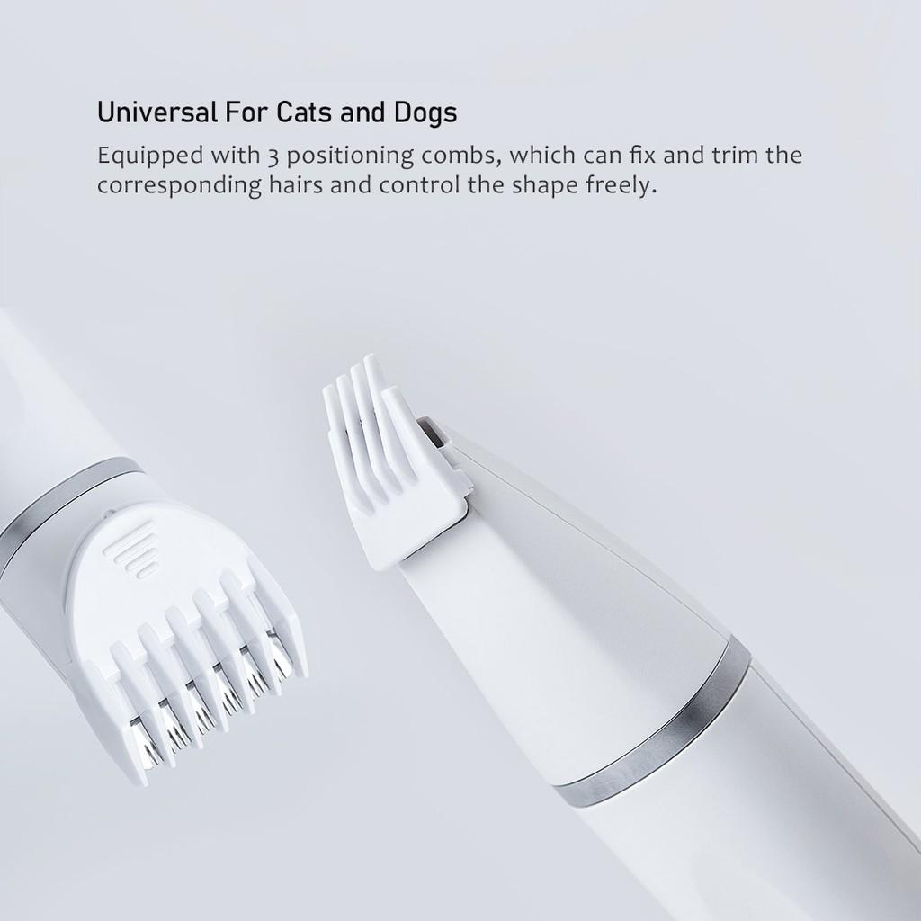 Máy Tỉa Lông Xiaomi Youpin Petkit Chuyên Dụng Cho Thú Cưng Có Đầu USB Có Thể Sạc Lại