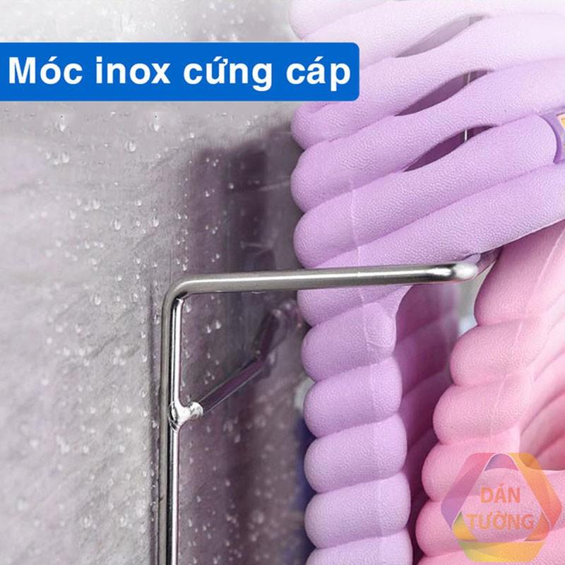 Kệ Để Giày Dép Inox Dán Tường Treo Đồ Cao Cấp Đa Năng - Tặng Kèm Miếng Dán Tường Siêu Chắc