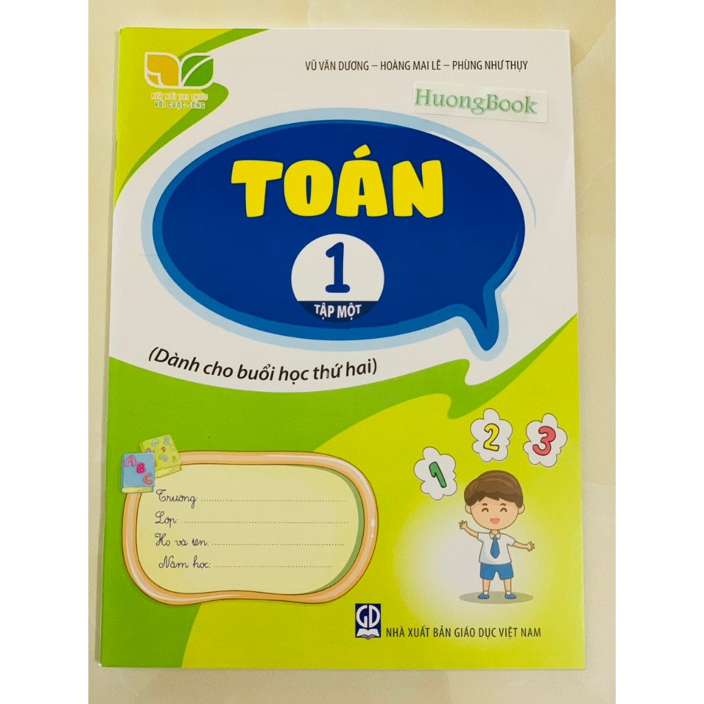 Sách - Toán lớp 1 tập 1 dành cho buổi học thứ 2 - ĐN