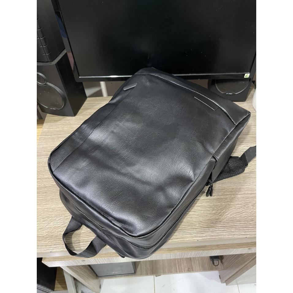 Balo da laptop 15'6 inch có sạt cao cấp công nghệ 5.0 K9 đen nâu Shalla