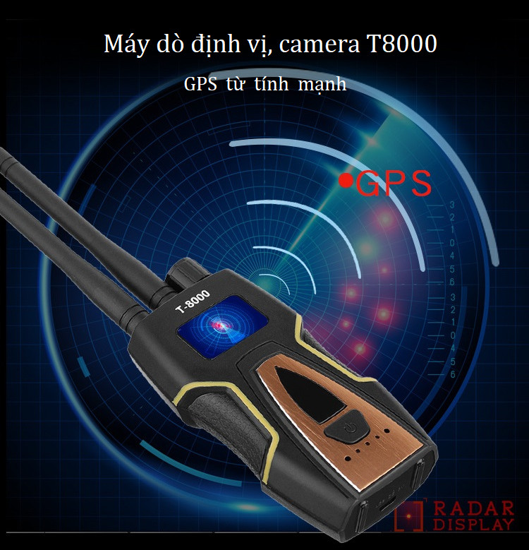 Máy dò định vị, camera T8000 ( Tặng kèm 01 la bàn bằng thép không gỉ )