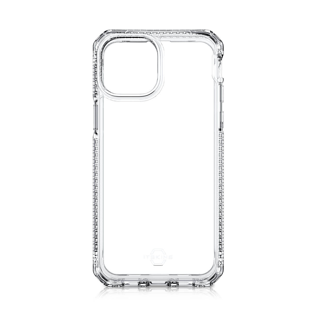 Ốp Lưng dành cho iPhone 13/13 Pro/13 Pro Max ITSKINS Hybrid // Clear Antimicrobial - Hàng Chính Hãng