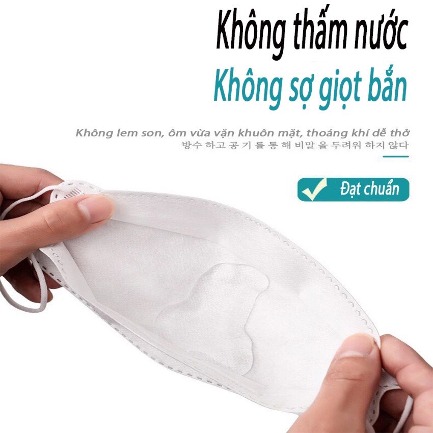 COMBO 50 chiếc Khẩu trang KF94 4 lớp 4D BIOMEQ Mask tiêu chuẩn Hàn Quốc KF94 Chống bụi mịn và kháng khuẩn