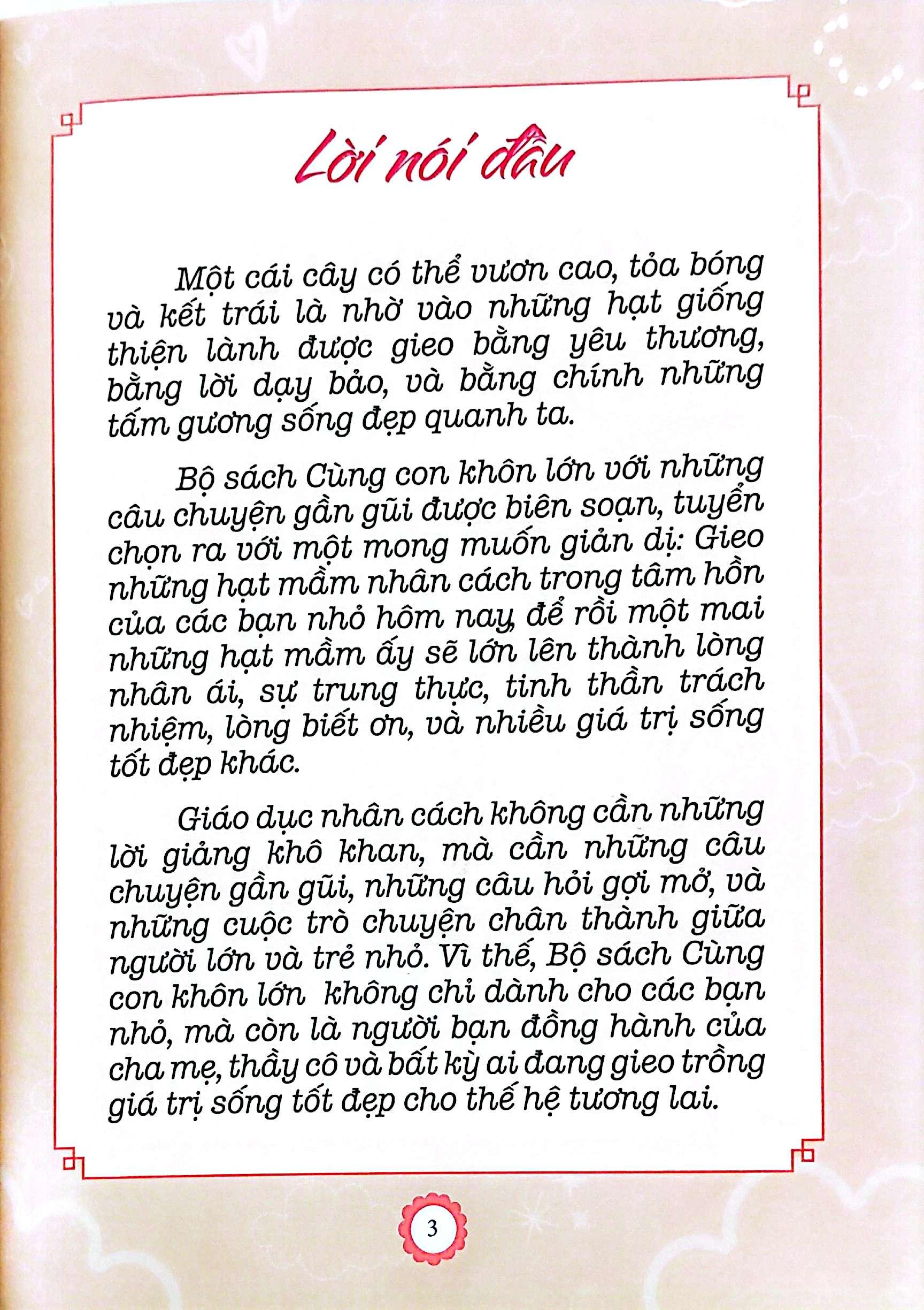 Sách - Cùng Con Khôn Lớn - Tự Tin (Những Câu Chuyện Và Bài Học Hay Ươm Mầm Tính Cách Cho Trẻ)