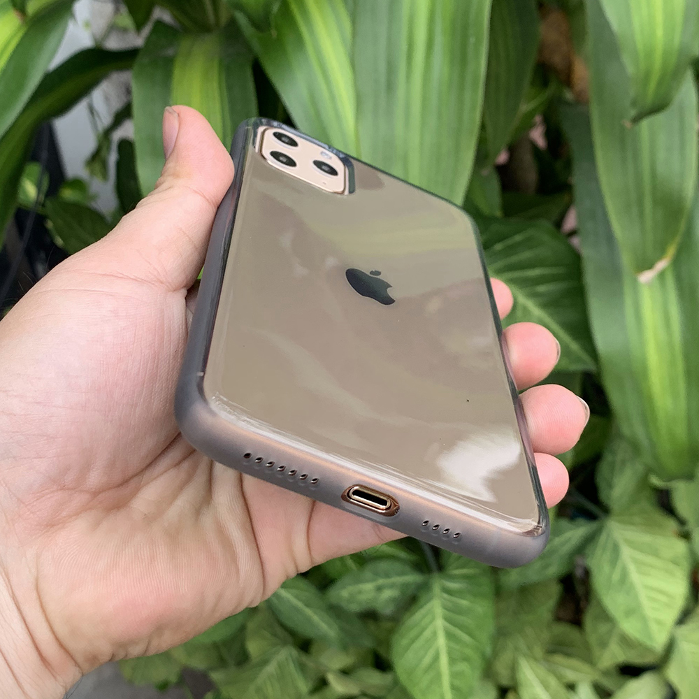 Ốp lưng dẻo chống sốc cao cấp dành cho iPhone 11 Pro Max - Màu đen mờ