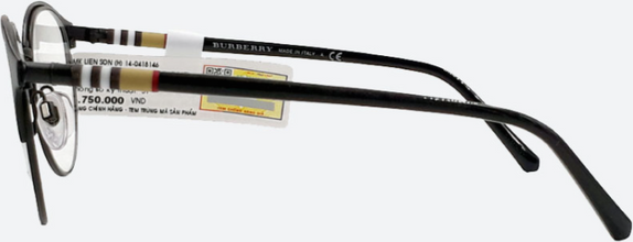 Gọng Kính Burberry Màu Đen B1318 1252