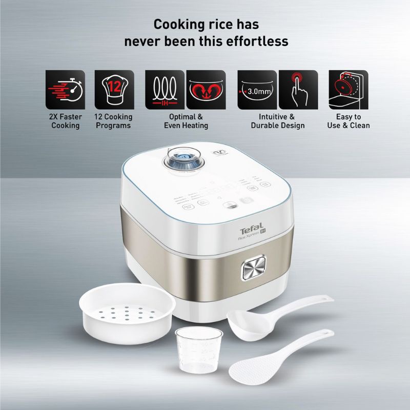 Nồi cơm điện tử cao tần Tefal RK762168 - Hàng chính hãng