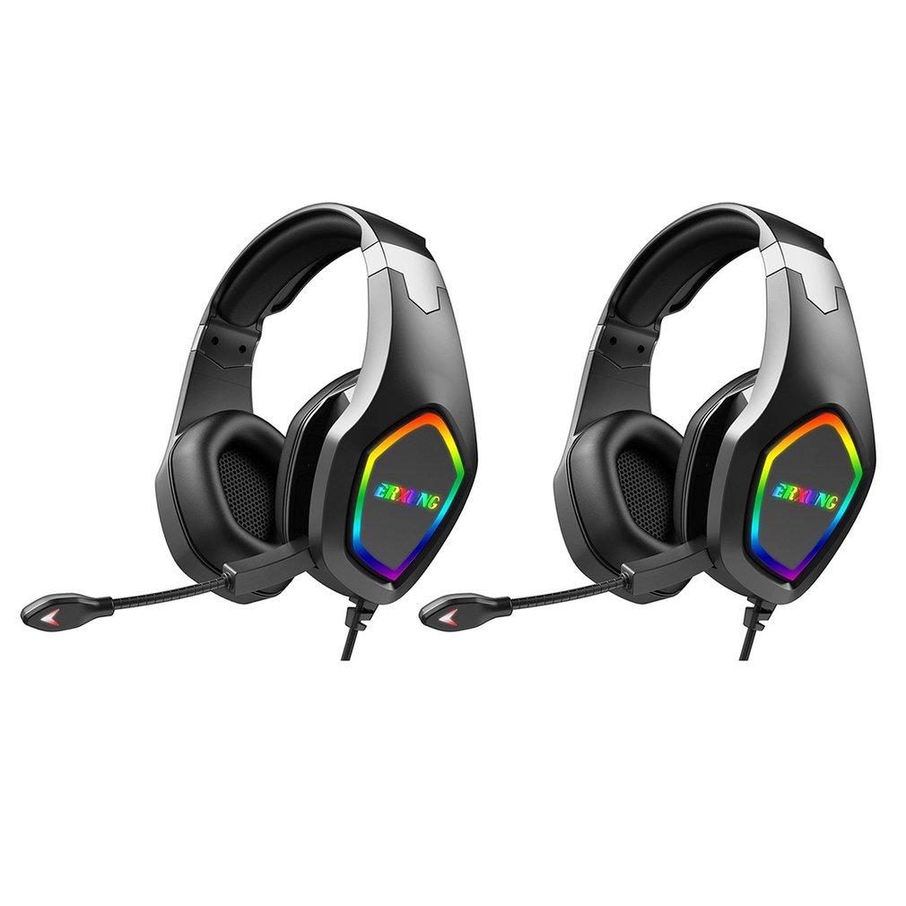 Trò Chơi Tai Nghe Tai Nghe Chơi Game Bass Stereo Trên Đầu Tai Nghe PC Micro Có Dây Tai Nghe Cho Máy Tính Cho Cho PS4 Chắc Chắn