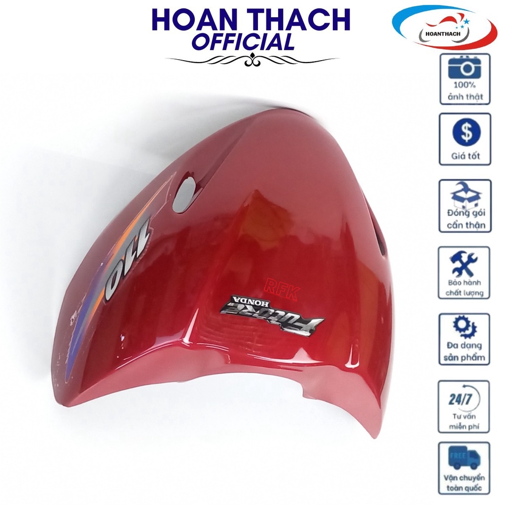 Mặt Nạ Trước Xe máy Future màu Đỏ Đô honda, HOANTHACH 64300KFL830ZE