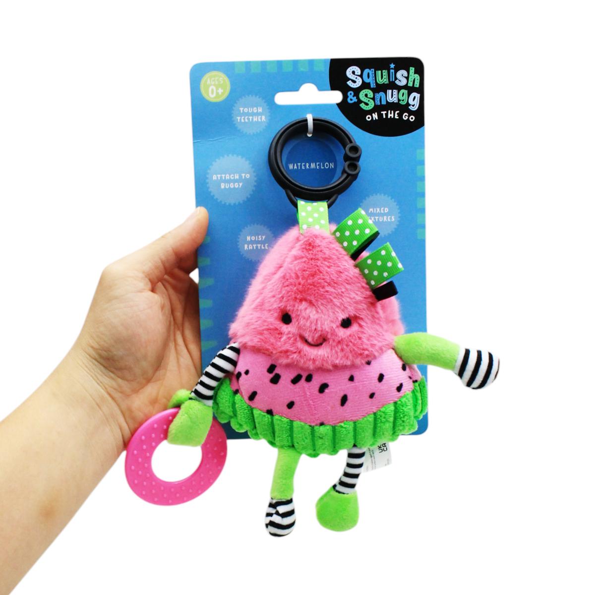Móc Treo Nhồi Bông Miếng Dưa Hấu - Squish And Snugg On The Go Watermelon