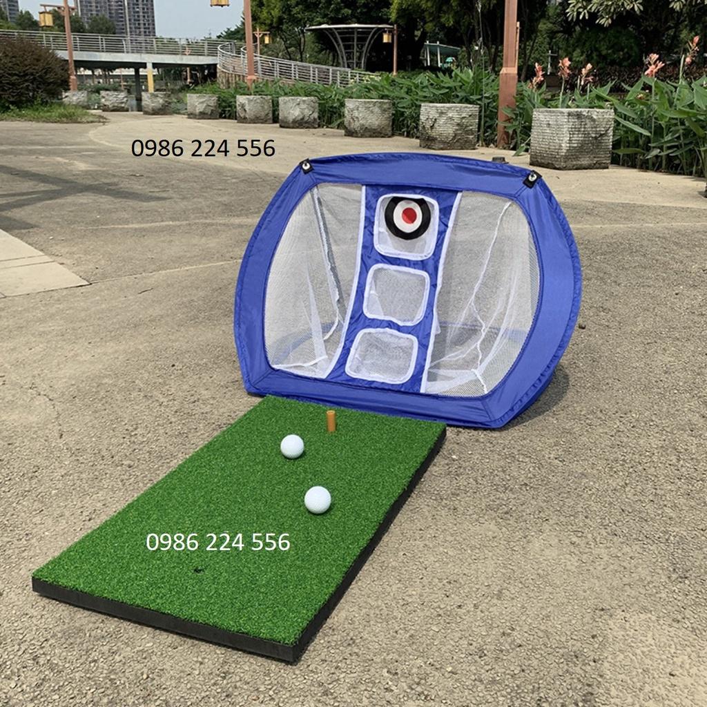 Lưới tập golf chip lưới tập Pitch và Lob di động 3 mục tiêu trong nhà ngoài trời LT009