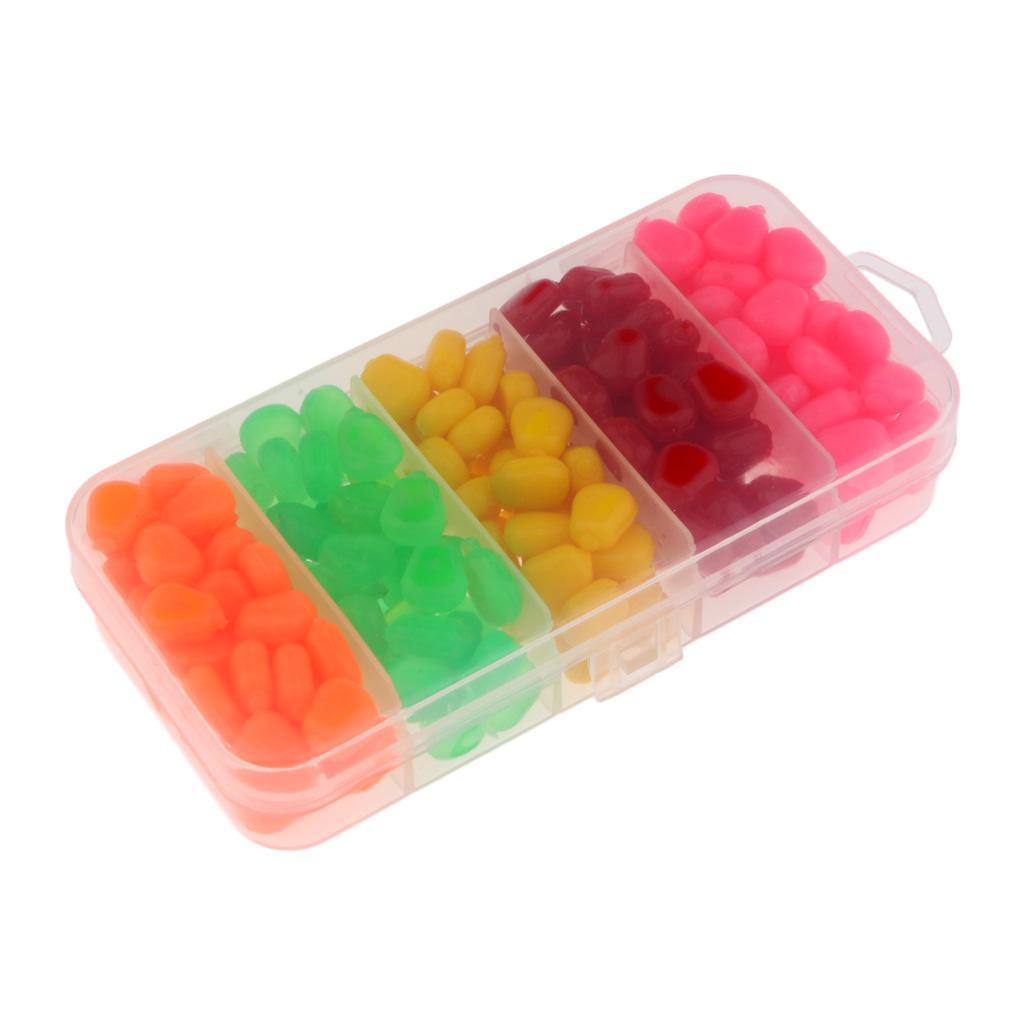 200Pcs Artificial Corn Fishing Simulation Fake Soft Baits for Trout