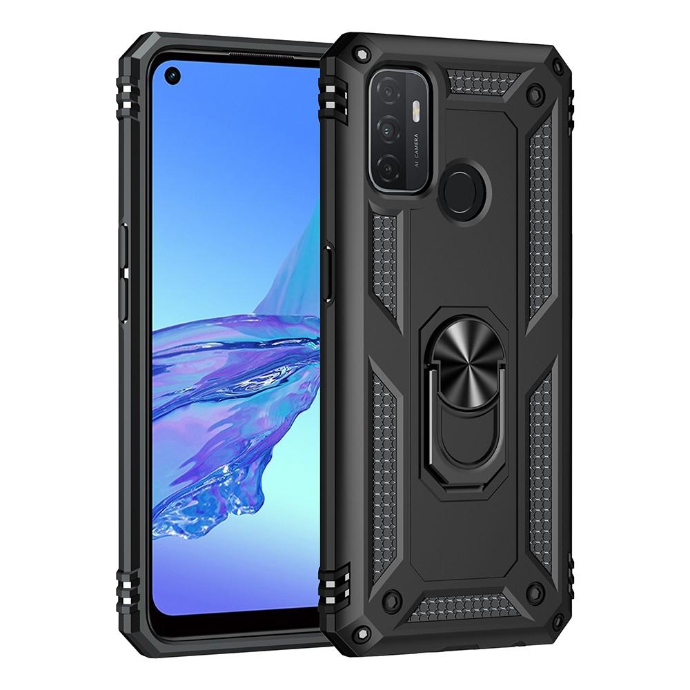 Ốp lưng cho Oppo A53 chống sốc 2 lớp kèm nhẫn iring làm giá đỡ
