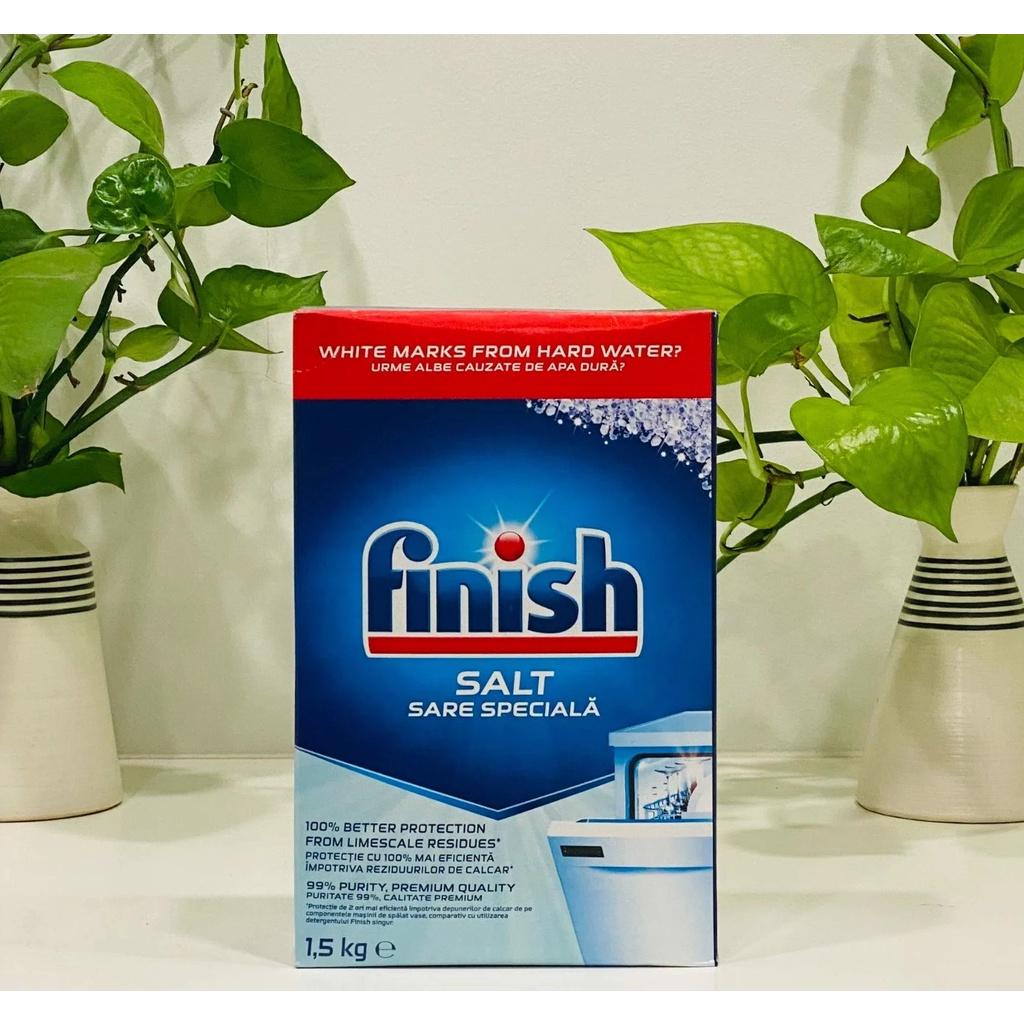 Combo Bột rửa bát Finish 2.5kg + Muối rửa bát Finish 1.5kg + Nước làm bóng finish 400ml ( Bột rửa chén finish bột ly)