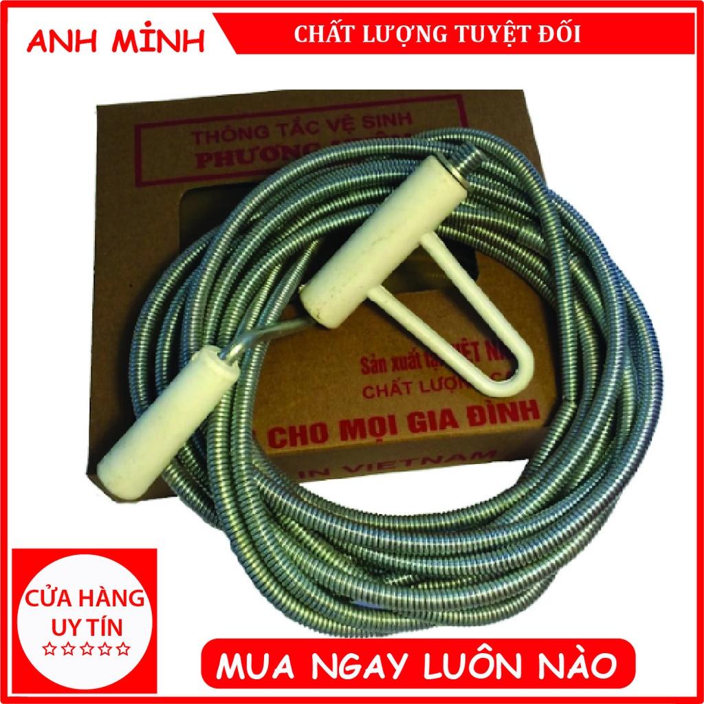 Dây thông cống lò xo dài 5m chính hãng Phương Uyên