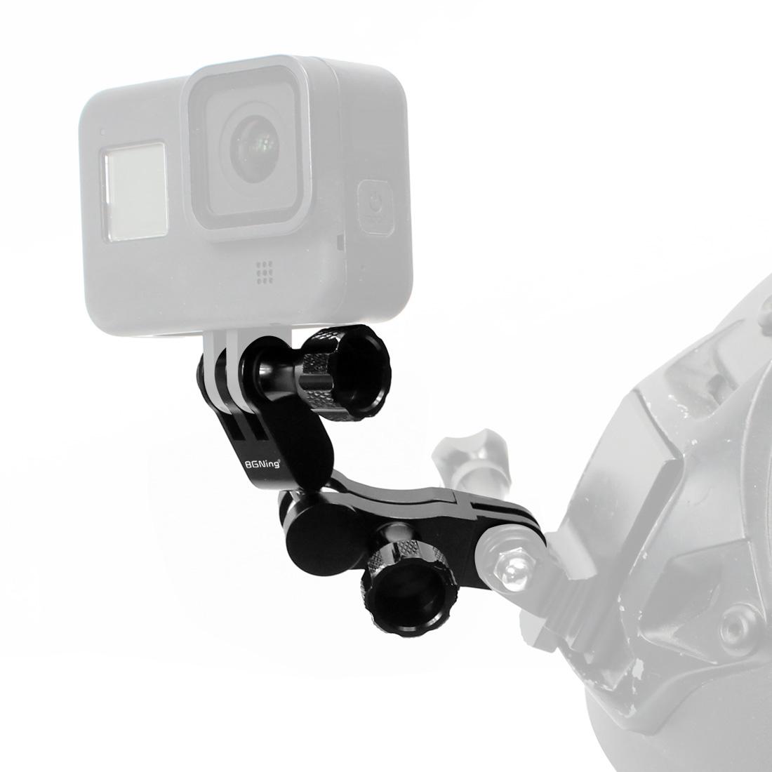 BGNING ALUMINUM 360 độ quay bộ chuyển đổi khớp gắn cho GoPro Hero 10 9 8 7 Max Xiaoyi SJCAM SJ4000 Phụ kiện camera hành động