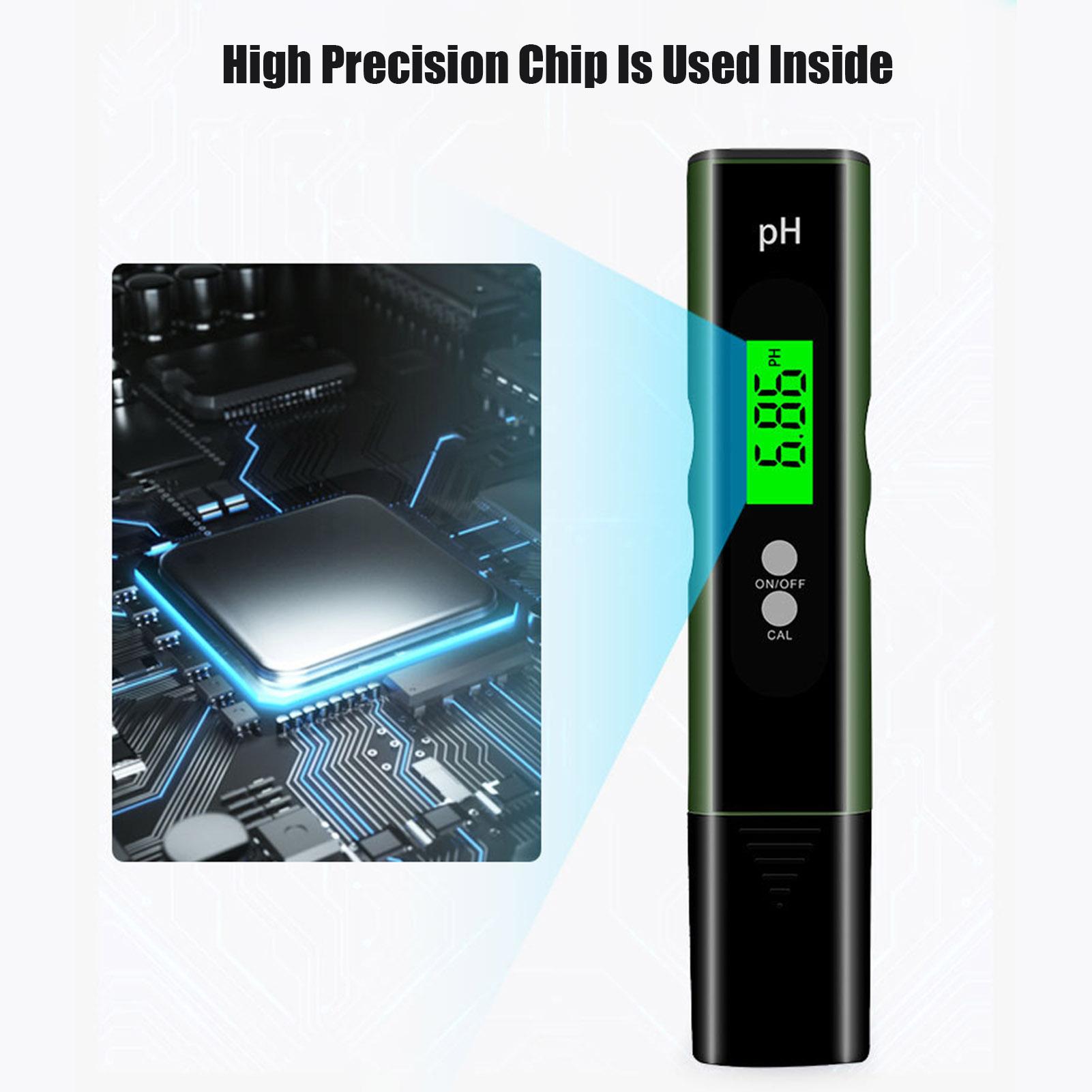 Backlight PH Test Pen High Precision Portable PH Detecting Instrument Fish Tank PH Tester