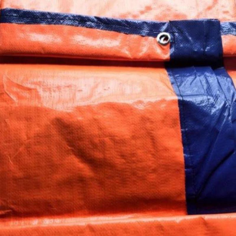 Bạt tú phương 2 da xanh cam khổ 8 mét