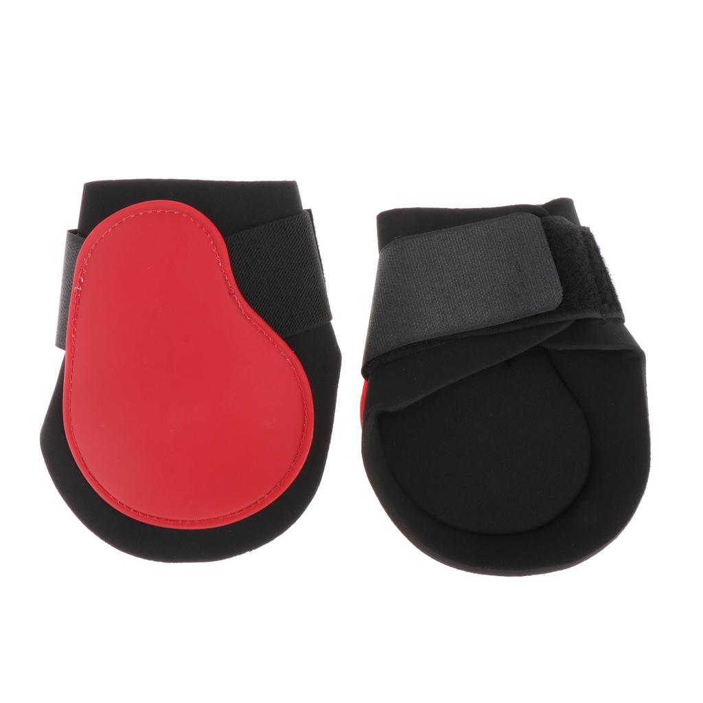 2 Pairs Horse Leg Boots Hind Front Leg Protector Wraps Set
